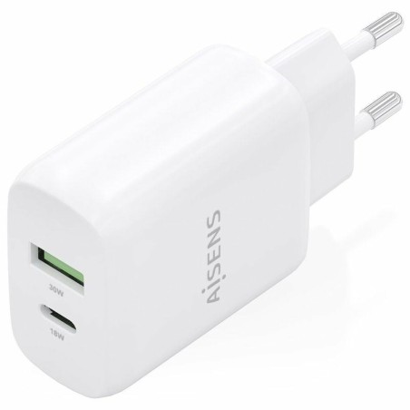 Caricabatterie da Parete Aisens A110-0923 Bianco 30 W