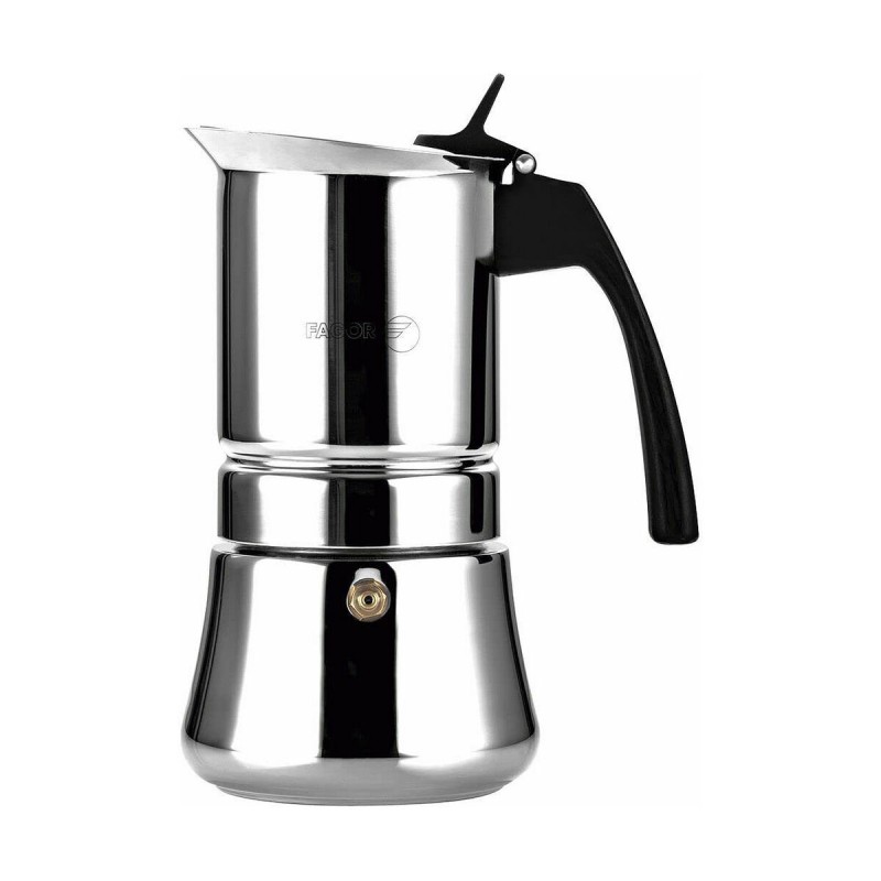 Caffettiera Italiana Fagor Etnica Acciaio inossidabile 18/10 6 Tazze Caffettiera Italiana Fagor Etnica Acciaio inossidabile 18/10 6 Tazze