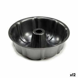 Stampo per Torte Kinvara CK62863-17 Grigio scuro Metallo Acciaio al carbonio 25,4 x 8 x 25,4 cm (12 Unità)
