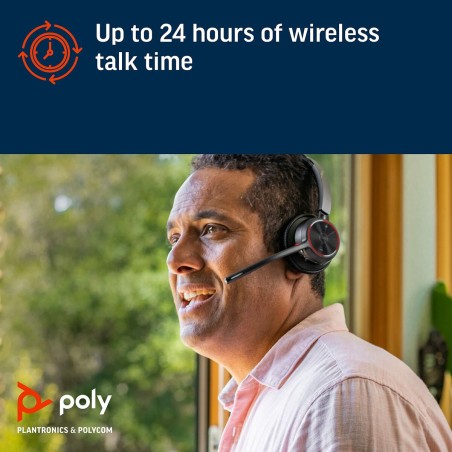 Auricolari Poly 77Z31AA Nero