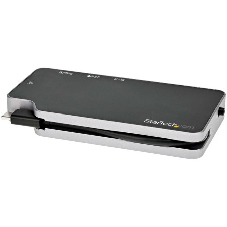 Hub USB Startech CDP2HVGUASPD 100 W 15 W