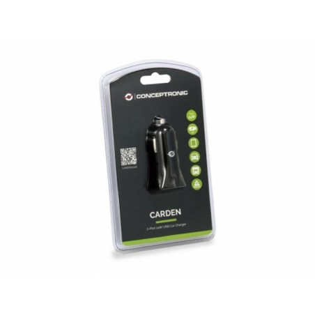 Caricabatterie per Auto Conceptronic 120547707 Nero 24 W (1 Unità)