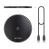 Caricabatterie Senza Fili Aisens ASCH-15W1WC058-BK Nero 15 W