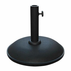 Marbueno Base Ombrellone Rotonda Cemento 36x29,5 cm 11KG Nero Giardino, Piscina 10444
