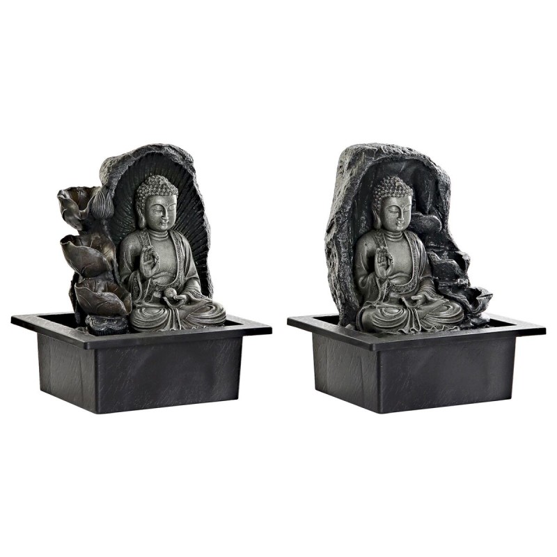 Fontana da giardino DKD Home Decor 21 x 17,5 x 25 cm Buddha Resina Orientale (2 Unità) Fontana da giardino DKD Home Decor 21 x 17,5 x 25 cm Buddha Resina Orientale (2 Unità)