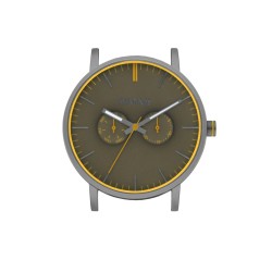 Orologio Unisex Watx & Colors WXCA2710  Verde Grigio (Ø 44 mm)