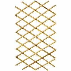 Griglia Nature Enrejado de bambú elástico 70x180cm Marrone Bambù