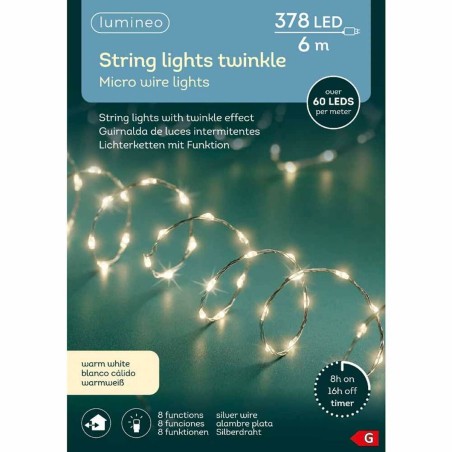 Ghirlanda di Luci LED Lumineo Luce calda 6 m