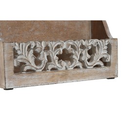 Contenitore per Sistemare Multiuso Home ESPRIT Bianco Naturale
