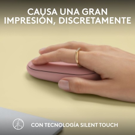 Mouse Bluetooth Wireless Logitech 910-007014 Bianco 4000 dpi