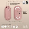 Mouse Bluetooth Wireless Logitech 910-007014 Bianco 4000 dpi