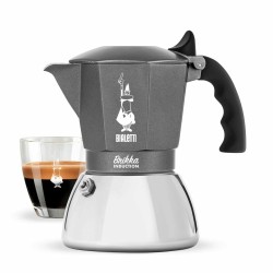 Caffettiera Italiana Bialetti 502020352 Antracite Silicone Alluminio Acciaio 180 ml