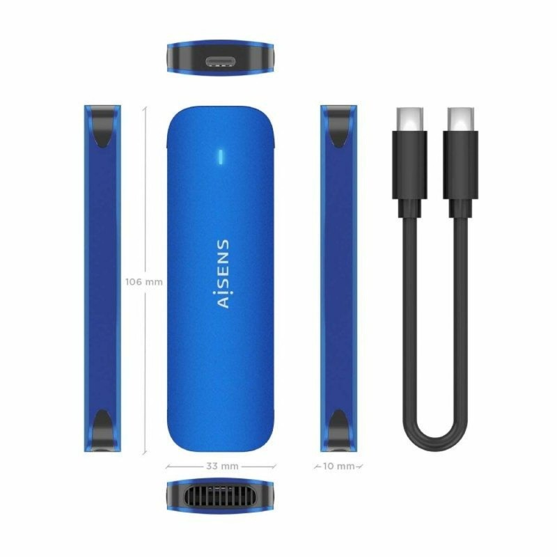 Custodia Hard Disk Aisens ASM2-026BLU Custodia Hard Disk Aisens ASM2-026BLU