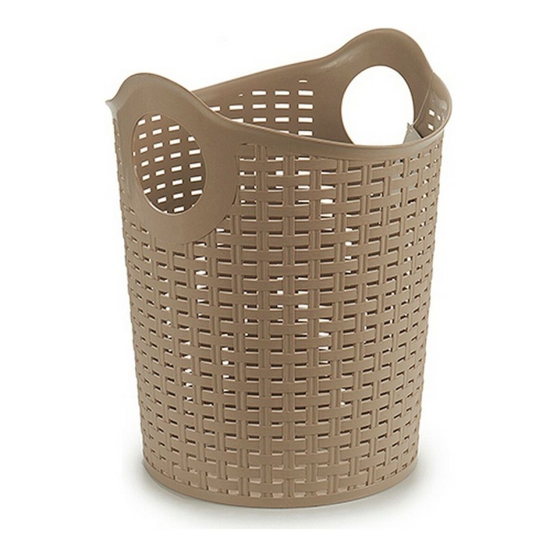 Bacinella in Plastica Multiuso Kipit Rattan Bianco Marrone Nero Plastica 15 L Bacinella in Plastica Multiuso Kipit Rattan Bianco Marrone Nero Plastica 15 L