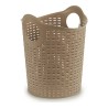 Bacinella in Plastica Multiuso Kipit Rattan Bianco Marrone Nero Plastica 15 L