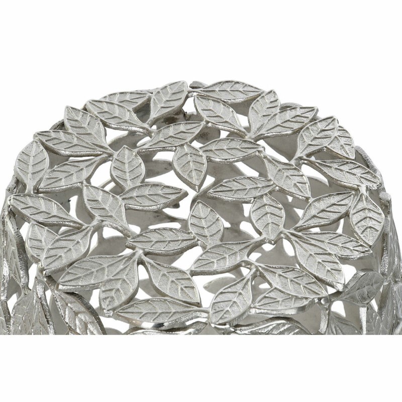 Tavolo aggiuntivo DKD Home Decor Alluminio Frunze (40 x 40 x 45 cm) Tavolo aggiuntivo DKD Home Decor Alluminio Frunze (40 x 40 x 45 cm)