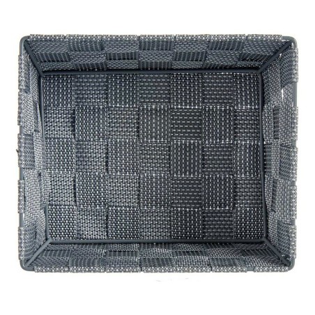 Cestino Kipit A3-6929A9 Grigio Stoffa Intrecciato 18 x 8 x 21 cm