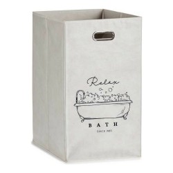 Cestino Multiuso Berilo Relax Bath Bianco Cartone 60 L 35 x 57 x 35 cm Pieghevole