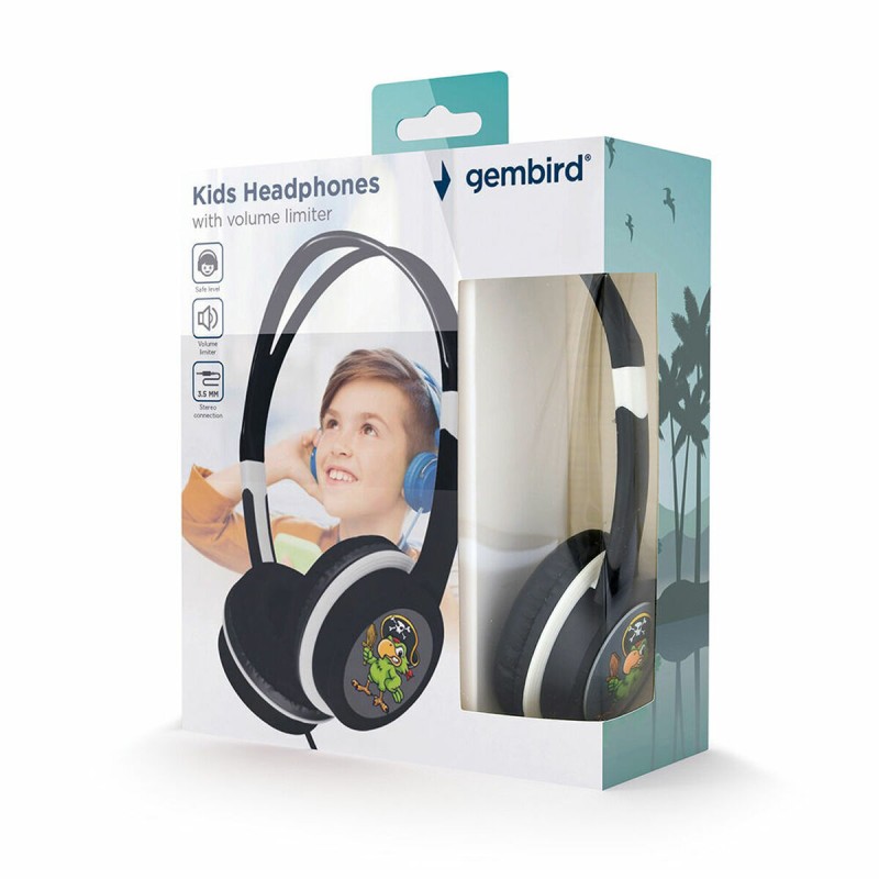 Cuffie GEMBIRD MHP-JR-BK Per bambini Cuffie GEMBIRD MHP-JR-BK Per bambini
