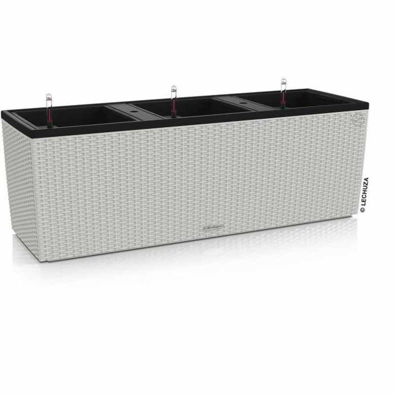 Vaso Autoirrigante Lechuza Grigio chiaro 100 x 32,5 x 34,5 cm Rettangolare Vaso Autoirrigante Lechuza Grigio chiaro 100 x 32,5 x 34,5 cm Rettangolare