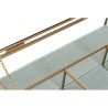 Scatola-Portagioie DKD Home Decor Cristallo Metallo Verde Grigio chiaro (27 x 15 x 5,5 cm) (2 Unità)