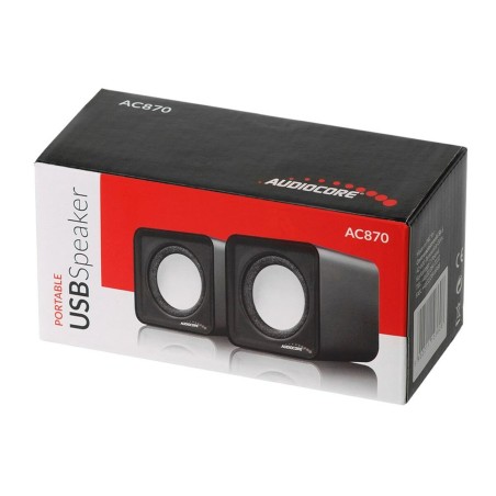 Altoparlanti PC AudioCore AC870B Nero Grigio 3 W