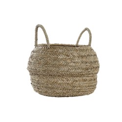 Cesta Decorativa DKD Home Decor Naturale Erba di mare