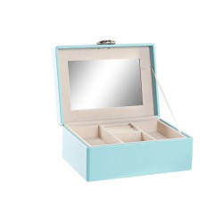 Scatola-Portagioie DKD Home Decor Verde Legno MDF 17 x 13 x 8,5 cm