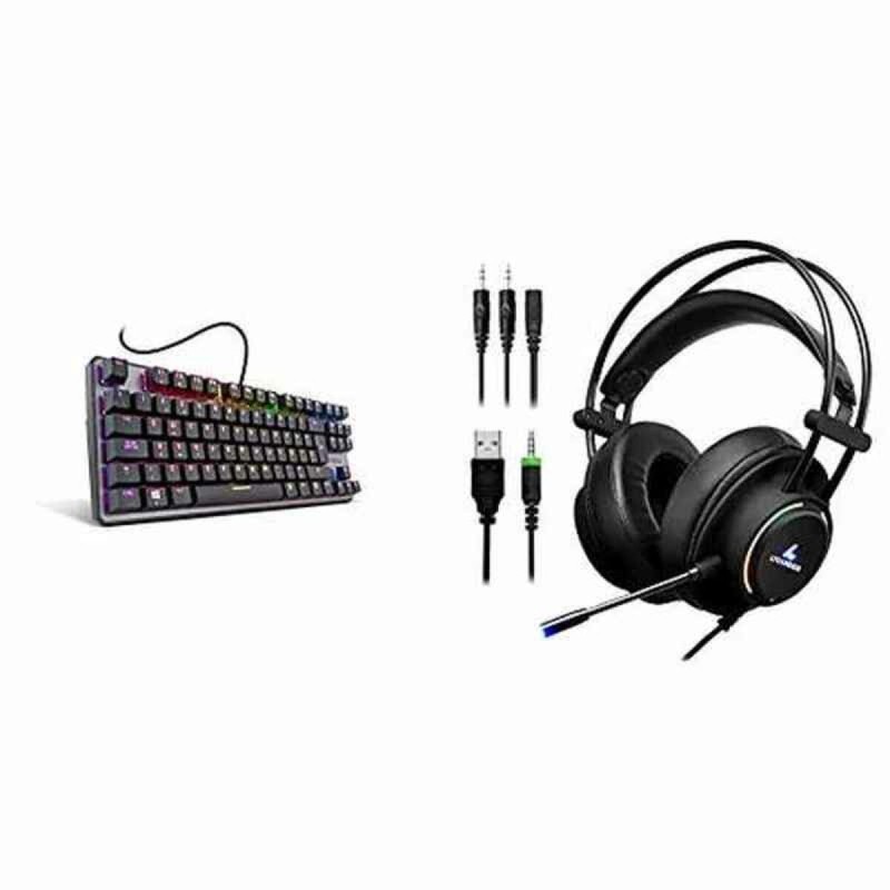 Tastiera Krom NXKROMKRNLTKL Nero Qwerty in Spagnolo Tastiera Krom NXKROMKRNLTKL Nero Qwerty in Spagnolo