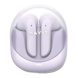 Auricolari Wireless con Custodia di Ricarica Havit Modern Buds Porpora