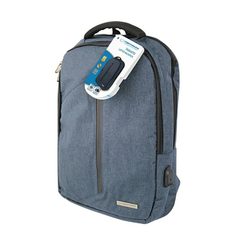 Zaino per Portatile Esperanza ET196 Azzurro Zaino per Portatile Esperanza ET196 Azzurro