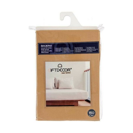 Lenzuolo con angoli Gift Decor COL  3-A-150 COL  3-A-150 Beige 150 cm (12 Unità)