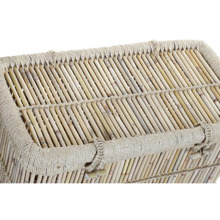 Set di Bauli DKD Home Decor 74 x 46 x 46 cm Corda Bambù