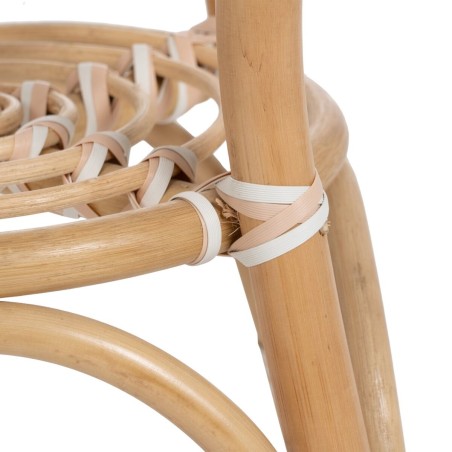 Tavolo aggiuntivo 50 x 50 x 67 cm Naturale Beige Rattan