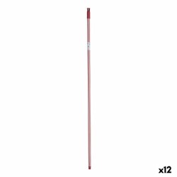 Mazza per la Scopa FSRNI13-3 FSRNI13-3 Rosso Metallo 2,3 x 130 x 2,3 cm Righe (12 Unità)