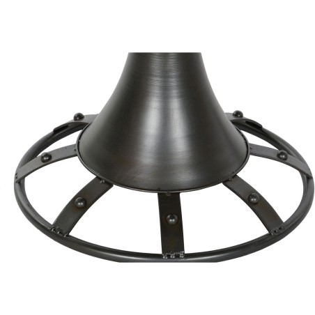Tavolo aggiuntivo DKD Home Decor Abete Nero Metallo 60 x 60 x 63,5 cm