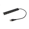 Hub USB GEMBIRD UHB-U2P7-04 Nero
