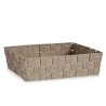 Cestino Multiuso Kipit A3-6885 Beige Stoffa 3,8 L 34 x 8,5 x 21 cm (18 Unità)