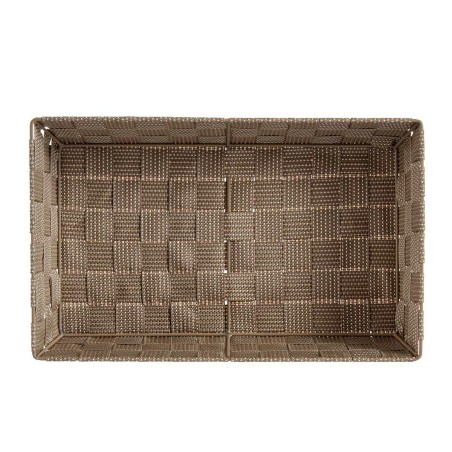 Cestino Multiuso Kipit A3-6885 Beige Stoffa 3,8 L 34 x 8,5 x 21 cm (18 Unità)