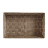 Cestino Multiuso Kipit A3-6885 Beige Stoffa 3,8 L 34 x 8,5 x 21 cm (18 Unità)