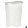 Cesto per i Panni Kipit 4790-3 4790-3 Bianco Plastica 60 L 43,5 x 57,5 x 34 cm 43,5 x 57 x 34 cm (6 Unità)