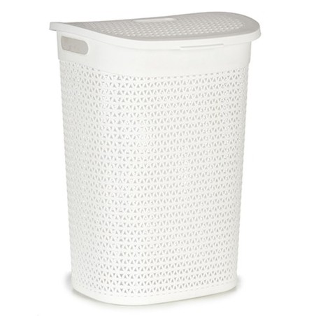 Cesto per i Panni Kipit 4790-3 4790-3 Bianco Plastica 60 L 43,5 x 57,5 x 34 cm 43,5 x 57 x 34 cm (6 Unità)