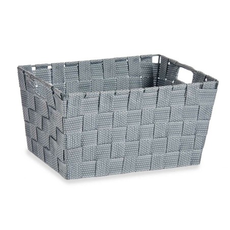 Cestino Multiuso Kipit A3-6883 Grigio Stoffa 5 L 30,4 x 14 x 20 cm (18 Unità)