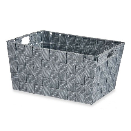Cestino Multiuso Kipit A3-6883 Grigio Stoffa 5 L 30,4 x 14 x 20 cm (18 Unità)