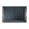 Cestino Multiuso Kipit A3-6883 Grigio Stoffa 5 L 30,4 x 14 x 20 cm (18 Unità)