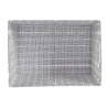 Cesto per i Panni Kipit A3-6875 A3-6875 Bianco Poliestere Stoffa Intrecciato 10 L 35 x 20 x 25 cm 25 x 20 x 35 cm (12 Unità)