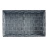 Cestino Multiuso Kipit 79812 79812 Grigio Poliestere Stoffa Intrecciato 3,8 L (18 Unità)