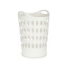 Cesto per i Panni Kipit 8040-3 8040-3 Bianco Plastica 50 L 44 x 56 x 41 cm 44 x 56,5 x 42 cm (12 Unità)