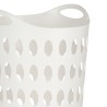 Cesto per i Panni Kipit 8040-3 8040-3 Bianco Plastica 50 L 44 x 56 x 41 cm 44 x 56,5 x 42 cm (12 Unità)