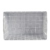 Cestino Multiuso Kipit A3-6883 A3-6883 Bianco Poliestere Stoffa Intrecciato (18 Unità)